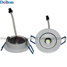 1W Flexible Round Dimmable LED Ceiling Spot Light (DT-TH-1E)